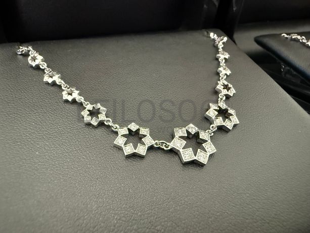 Colar "Estrela" · Ouro Branco 19.2k