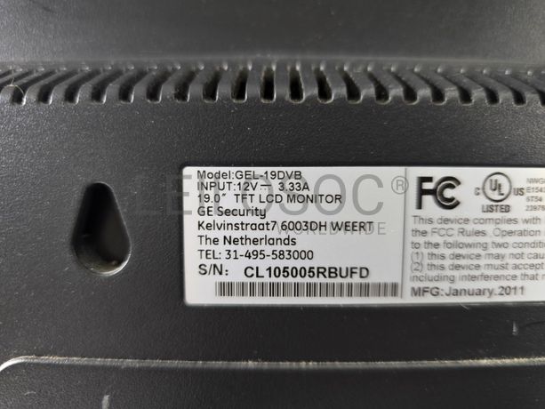 Monitor LCD 19" TruVision