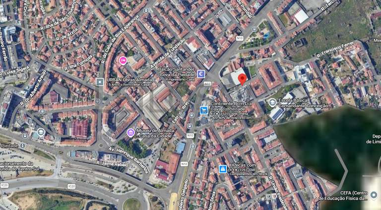 Proporção de 1/2 de Loja · Tondela