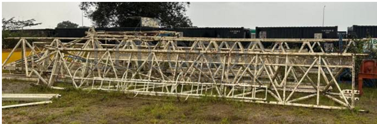 Grua Torre - Lança de 40 a 50 m, 1,5 a 2 POTAIN 743 E
