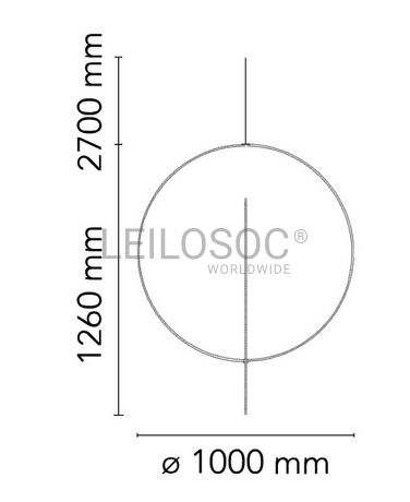 Fotografia 9 de 9: Candeeiro de Suspensão JanaTech 10342P/L E27 D755