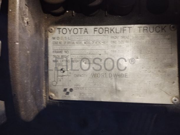 Empilhadeira Toyota 62-8FD25
