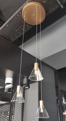 Fotografia de mobiliário: Candeeiro de Suspensão JanaTech 3X5W 9060 A-3 COPPER
