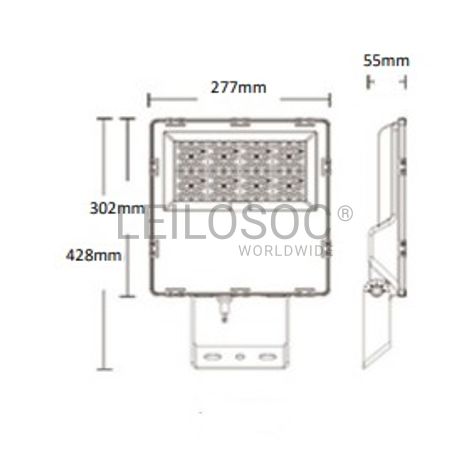 PROJETOR JanaTech 100W BT-MC100W-US 125lm IP65 PT