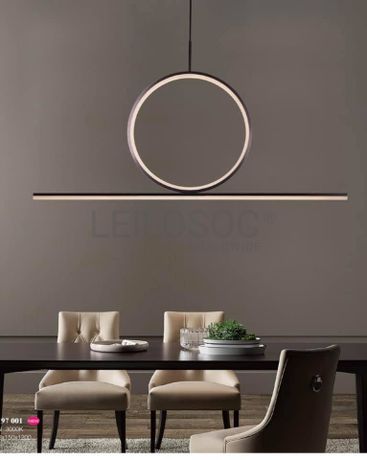 Candeeiro de Suspensão JanaTech 25W LL-XYZ-031 DARK BROWN