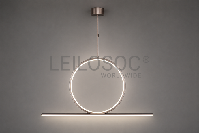 Candeeiro de Suspensão JanaTech 25W LL-XYZ-031 DARK BROWN