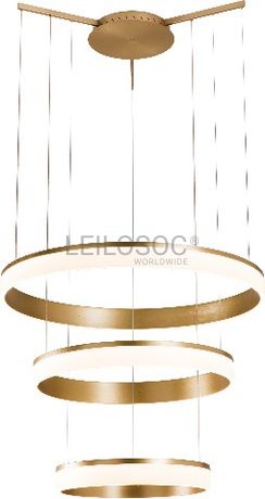 Fotografia de mobiliário: Candeeiro de Suspensão JanaTech 25+35+45W LL-XYZ-034 D810 GOLD