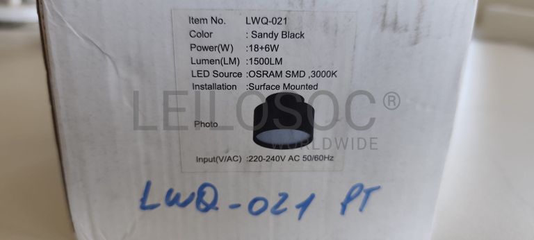 Projetor JanaTech 18+6W SALIENTE LWQ-021 PT