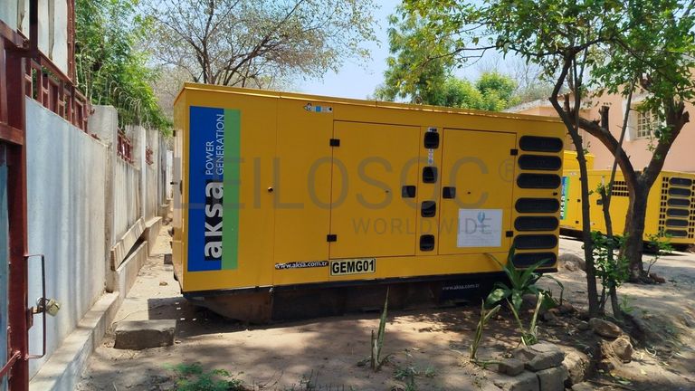Gerador a diesel AKSA AD275 - 250 kVA - 2020