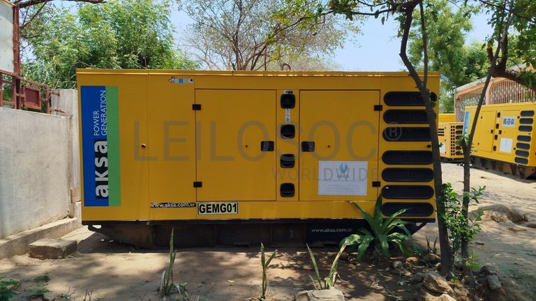 Gerador a diesel AKSA AD275 - 250 kVA - 2020