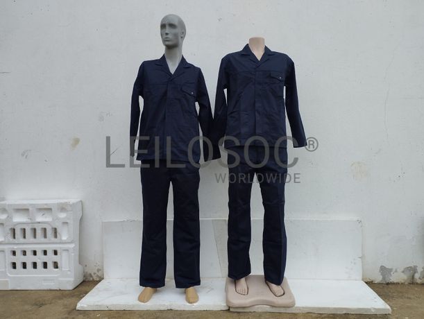 56 fatos de trabalho de 2 peças Premier Workwear — azul-escuro e resistentes a chamas/ácidos