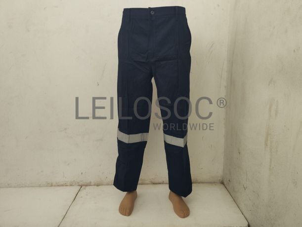 206 calças Dromex J54RT — azul-escuro, 100 % algodão, n.º 28 a 44