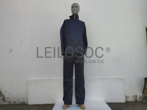 235 fatos de chuva Delta Plus — azul, com refletor, ref. EN400, tamanho S