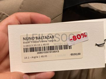 Blazer fraque de Homem