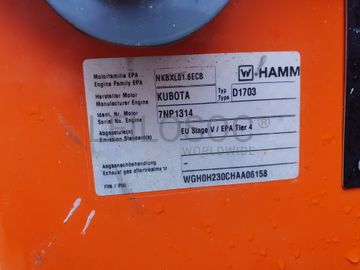 Cilindro HAMM HD 12VV · Ano 2022