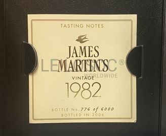 Whisky 'James Martin's' - Vintage 1982