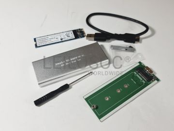 Adaptador Conversor Com Disco 128GB M.2
