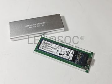 Adaptador Conversor Com Disco 128GB M.2