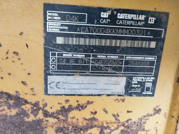 Trator de Rastos 10 T Caterpillar D4 K XL 