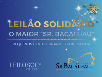 Leilão Solidário · O Maior Sr. Bacalhau