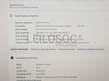 Portátil Gaming ROG Zephyrus G14