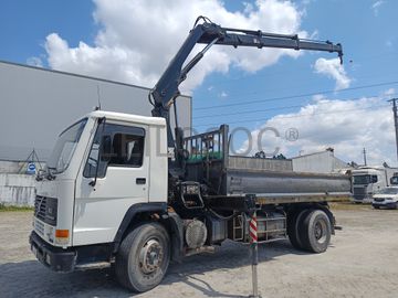 Volvo FL7 · Ano 1991 · Grua Hiab