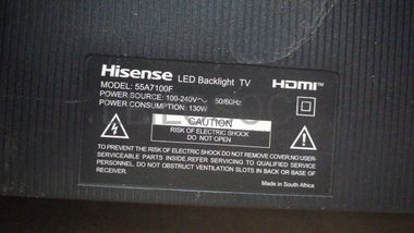 TV Hisense 55A7100F