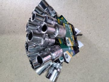 CONJUNTO 17 CHAVES DE CAIXA 12 PONTOS DE 1/2"