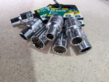 CONJUNTO 7 CHAVES DE CAIXA 12 PONTOS DE 1/2"