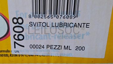Lubrificante Svitol