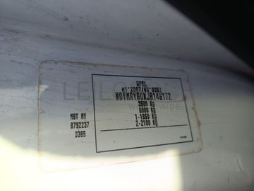 Opel Movano · Ano 2018