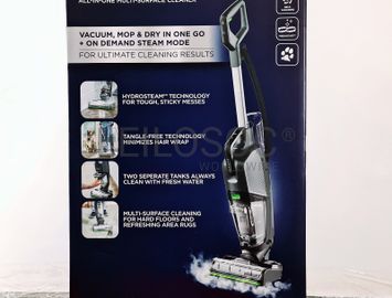 Aspirador Vertical All-in-One Bissell Crosswave Hydrosteam Pet Select