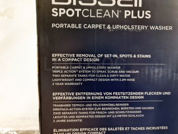 Aspirador Bissell SpotClean Plus, 3 em 1