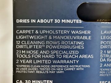 Aspirador vertical de tapetes Bissell ProHeat 2X Revolution