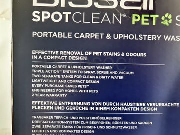 Aspirador portátil Bissell Spotclean Pet Select, 3 em 1