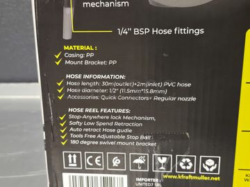 Carretel de Mangueira de Água