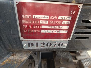 Mini Giratória Infront YFE20 · Ano 2023