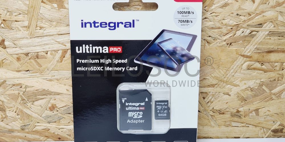 Cartão de Memória Micro SD INTEGRAL V30 (64 GB)